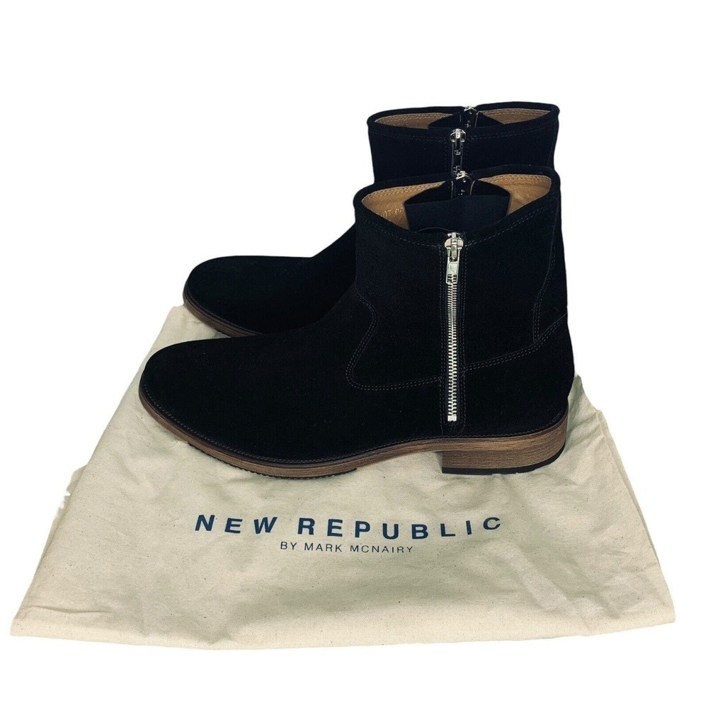 New Republic by Mark McNairy Terrance Boots Mens Size 12 Side Zip NWOT $180
